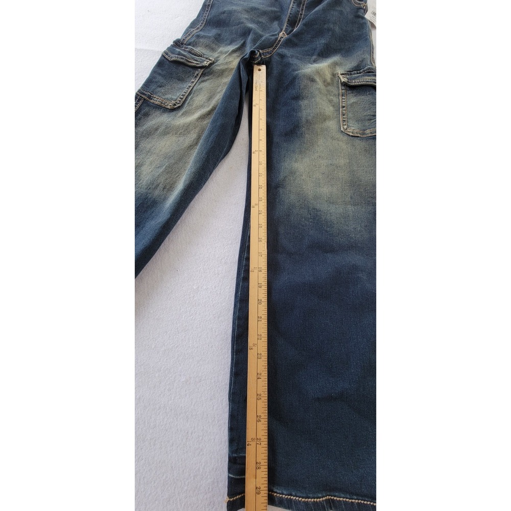 YMI Junior jeans, skater jeans, wide legs, 11/30 high rise, NWT - Picture 2 of 15